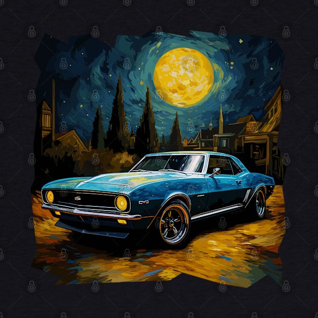 Chevrolet camaro RS van gogh style by remixer2020